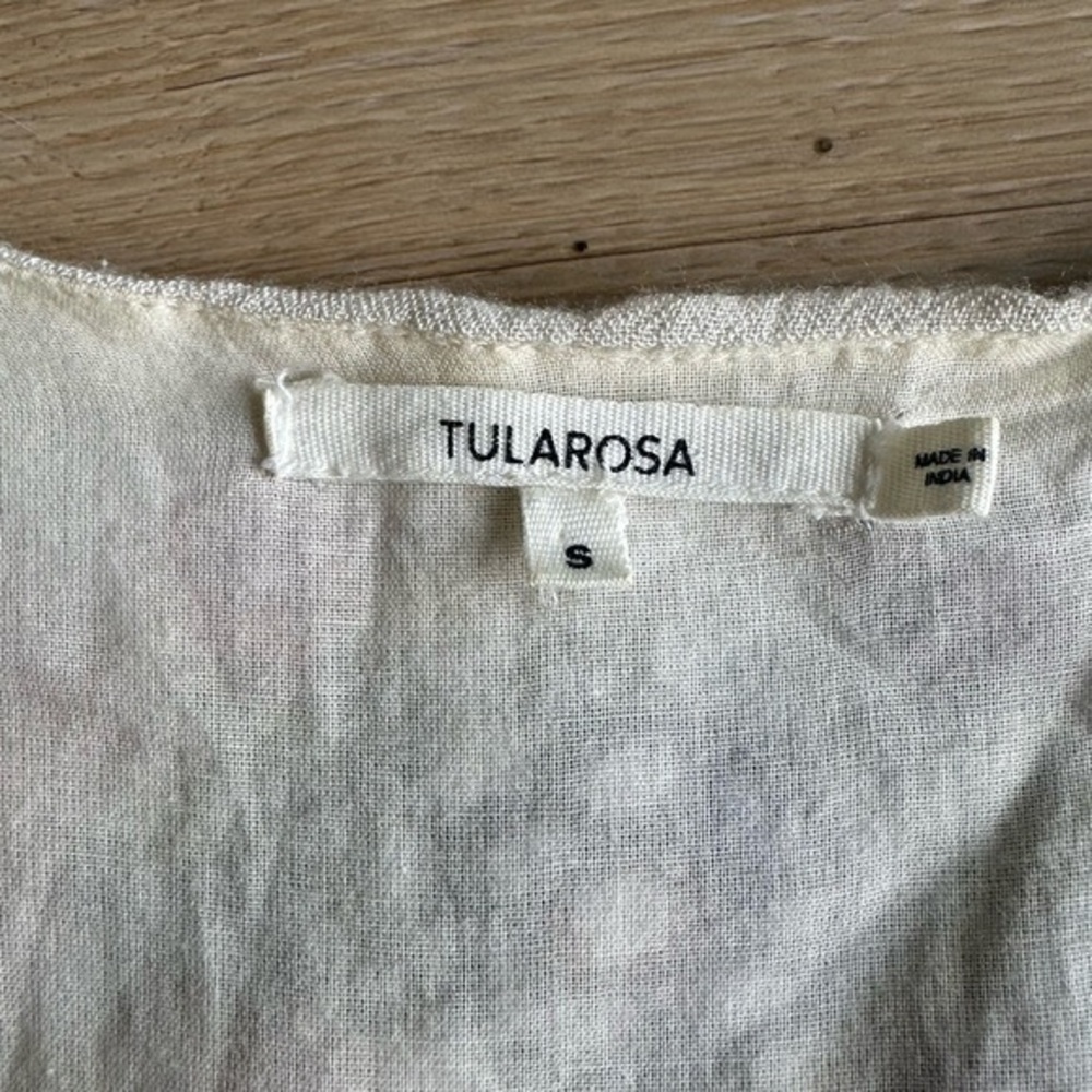 Tularosa Rowley Cut Out Romper size small flower embroidered romper - Picture 5 of 7